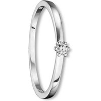 ONE ELEMENT Diamantring 0.05 ct Diamant Brillant Ring aus 585 Weißgold, Damen Gold Schmuck von ONE ELEMENT