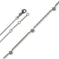 ONE ELEMENT Fußkette Fußkettchen aus 925 Silber 25 cm, Damen Silber Schmuck Rundankerkette von ONE ELEMENT