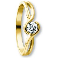 ONE ELEMENT Goldring Zirkonia Ring aus 333 Gelbgold, Damen Gold Schmuck von ONE ELEMENT