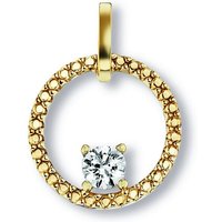 ONE ELEMENT Kettenanhänger Zirkonia Anhänger aus 333 Gelbgold, Damen Gold Schmuck von ONE ELEMENT