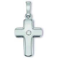 ONE ELEMENT Kettenanhänger Zirkonia Kreuz Anhänger aus 925 Silber, Damen Silber Schmuck von ONE ELEMENT