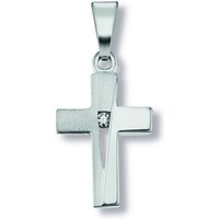 ONE ELEMENT Kettenanhänger Zirkonia Kreuz Anhänger aus 925 Silber, Damen Silber Schmuck von ONE ELEMENT