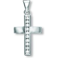 ONE ELEMENT Kettenanhänger Zirkonia Kreuz Anhänger aus 925 Silber, Damen Silber Schmuck von ONE ELEMENT