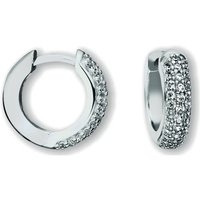 ONE ELEMENT Paar Creolen Zirkonia Ohrringe Creolen aus 925 Silber, Damen Silber Schmuck von ONE ELEMENT