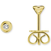 ONE ELEMENT Paar Ohrstecker, Damen Gold Schmuck Zarge von ONE ELEMENT