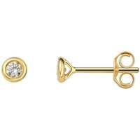 ONE ELEMENT Paar Ohrstecker, Damen Gold Schmuck Zarge von ONE ELEMENT