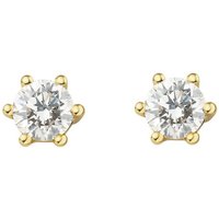 ONE ELEMENT Paar Ohrstecker 0.3 ct Diamant Brillant Ohrringe Ohrstecker aus 585 Gelbgold, Damen Gold Schmuck von ONE ELEMENT