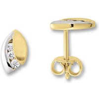 ONE ELEMENT Paar Ohrstecker Zirkonia Ohrringe Ohrstecker aus 333 Gelbgold, Damen Gold Schmuck von ONE ELEMENT