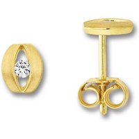 ONE ELEMENT Paar Ohrstecker Zirkonia Ohrringe Ohrstecker aus 333 Gelbgold, Damen Gold Schmuck von ONE ELEMENT