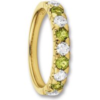 ONE ELEMENT Silberring Zirkonia & Peridot Ring aus 925 Silber, Damen Silber Schmuck von ONE ELEMENT