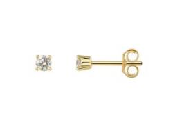 Paar Ohrstecker ONE ELEMENT "0.20 ct Diamant Brillant Ohrringe aus 585 Gelbgold" Gr. Damen, 0.20 ct, Diamanten, goldfarben (gold) Damen Ohrstecker von ONE ELEMENT