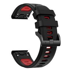 ONECMN 22 x 26 mm Smartwatch-Herrenarmband für Garmin Fenix 7, 7X, 6, 6X, Pro, 5X, 5 Plus, Epix, Schnellverschluss, offizielles Silikon-Armband, For Approach S60 S62, Achat von ONECMN