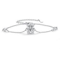 ONEFINITY Highland Cow Bracelet 925 Sterling Silver Cute Highland Cow Gifts for Women Girls von ONEFINITY