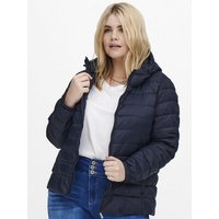 ONLY CARMAKOMA Blouson Wattierte Puffer Stepp Übergangsjacke Plus Size Übergrößen (1-St) 4205 in Navy von ONLY CARMAKOMA