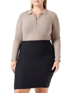 ONLY CARMAKOMA Damen CARLILA HW Knee Pencil Skirt TLR Minirock, Black, 50 von ONLY Carmakoma