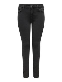 ONLY CARMAKOMA Damen CARTHUNDER REG DNM PIM367 NOOS Skinny-fit-Jeans, Dark Grey Denim, 54W x 32L von ONLY Carmakoma