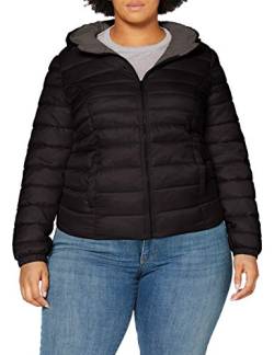 ONLY CARMAKOMA Damen Cartahoe Quilted Hood Jacket Otw Steppjacke, Schwarz, 46 Große Größen EU von ONLY Carmakoma