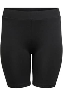 ONLY CARMAKOMA Damen Cartime Jrs Noos Shorts, Schwarz, 46-48 Große Größen EU von ONLY Carmakoma