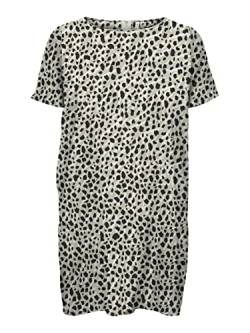 ONLY Carmakoma Damen CARLUX SS Tunic Dress WVN NOOS Shirtkleid, Seagrass Animal Clash 15252999, 52 von ONLY Carmakoma