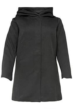 ONLY Carmakoma Damen Carsedona Light Coat OTW Mantel, Schwarz (Black Black), Large von ONLY Carmakoma
