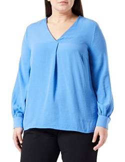 ONLY Carmakoma Women's CARANNSOFIE V-Neck LS TOP WVN Bluse, Provence, 48 von ONLY Carmakoma