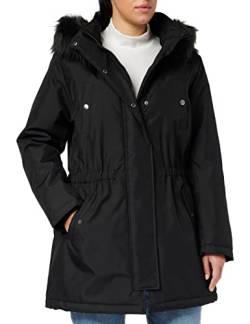 ONLY Carmakoma Women's CARIRENA Parka Coat OTW Winterjacke, Black/Detail:Black FUR, M-46/48 von ONLY Carmakoma