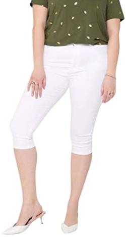 ONLY Carmakoma womens, Shorts, Weiß (White), 54 von ONLY Carmakoma