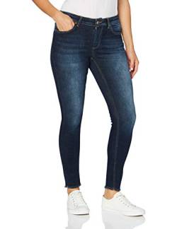 Only Carmakoma Damen CARWILLY Life REG SK ANK RAW REA4342NOOS Jeans, Dark Blue Denim, 54/34 von ONLY Carmakoma