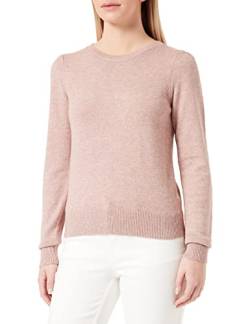 ONLY JdY Damen JDYMARCO L/S Puff NOOS KNT Pullover, Woodrose/Detail:Melange, XL von ONLY JdY