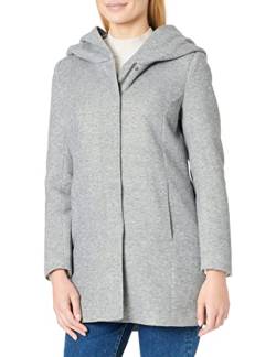 ONLY PETITE Women's ONLSEDONA Coat Petit OTW FN Mantel, Light Grey Melange, XS von ONLY PETITE