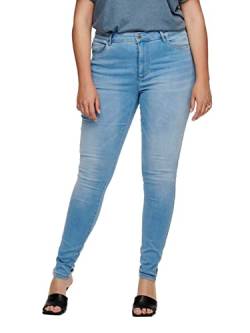 Carmakoma by Only Damen Jeans CARAUGUSTA - Skinny -Blau - Light Blue - Plus Size, Größe:44W / 34L, Farbvariante:Light Blue Denim 15199400 von ONLY & SONS
