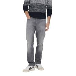 Herren Jeans Regular Fit Denim Pants Klassische Stone Washed Hose mit Zip ONSWEFT von ONLY & SONS