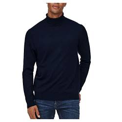 Herren O&S Dünner Rollkragen Strickpullover Langarm Shirt Basic Longsleeve Knitted Sweater ONSWYLER von ONLY & SONS