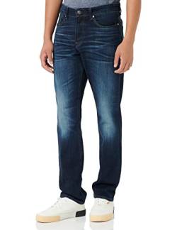 Herren O&S Regular Fit Jeans Straight Denim Stretch Pants ONSWEFT Stoned Washed Hose Trousers, Farben:Blau, Größe Jeans:29W / 30L von ONLY & SONS