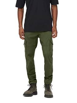 ONLY & SONS Herren Cargo Hose ONSDEAN Life - Tapered Fit - Schwarz Grün W28-W38, Größe:29W / 30L, Farbvariante:Olive Night 22025431 von ONLY & SONS