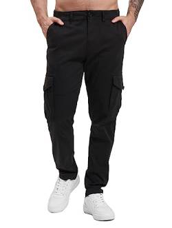 ONLY & SONS Herren Cargo Hose ONSDEAN Life - Tapered Fit - Schwarz W28-W38, Größe:28W / 32L, Farbvariante:Black 22025431 von ONLY & SONS