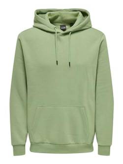 ONLY & SONS Herren Hoodie ONSCeres Kapuzen-Sweatshirt mit Fronttasche 22018685 Hedge Green XXL von ONLY & SONS