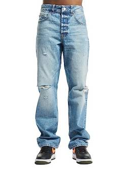 ONLY & SONS Herren Jeans ONSEDGE Loose 4067 - Relaxed Fit - Blau - Light Blue, Größe:28W / 32L, Farbvariante:Light Blue Denim 22024067 von ONLY & SONS