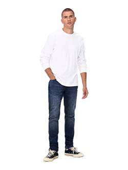 ONLY & SONS Herren Jeans ONSLOOM Slim 3030 - Slim Fit - Blau - Blue Denim, Größe:29W / 30L, Farbvariante:Blue Denim 22023030 von ONLY & SONS