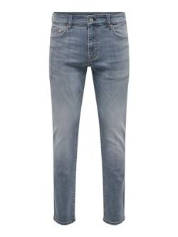 ONLY & SONS Herren Jeans ONSLOOM Slim 4604 - Slim Fit - Blau - Dark Blue Denim, Größe:29W / 34L, Farbvariante:Dark Blue Denim 22024064 von ONLY & SONS