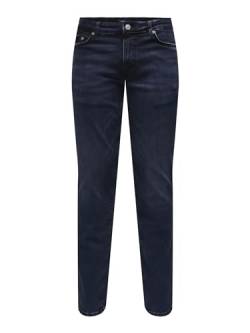 ONLY & SONS Herren Jeans ONSLOOM Slim 4976 - Slim Fit - Blau - Blue Black Denim, Größe:30W / 30L, Farbvariante:Blue Black Denim 22024976 von ONLY & SONS