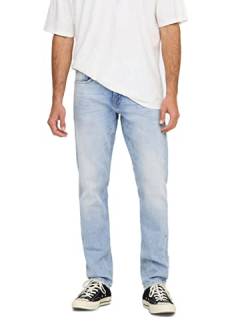 ONLY & SONS Herren Jeans ONSWEFT 4873 - Slim Fit - Blau - Light Blue Denim, Größe:30W / 30L, Farbvariante:Light Blue Denim 22024873 von ONLY & SONS