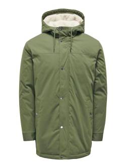 ONLY & SONS Herren ONSALEXANDER OTW NOOS VD Parka, Olive Night, S von ONLY & SONS