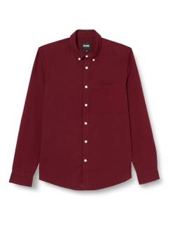 ONLY & SONS Herren ONSGUDMUND Slim 1-PKT SOLID Shirt NOOS Langarmhemd, Burgundy, Medium von ONLY & SONS