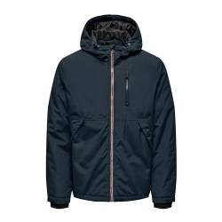 ONLY & SONS Herren ONSJAYDEN Hood Jacket OTW VD Parka, Dark Navy, S von ONLY & SONS