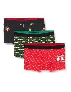 ONLY & SONS Herren ONSX-Mas Multi Trunks 3-Pack 3 Edition Boxershorts, Adrenaline Rush/Pack:1 D.FIR 1 A.Rush 1 Navy, XL von ONLY & SONS