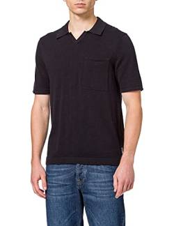 ONLY & SONS Herren Onsace Life 12 Slub Ss Polo Knit Noos, Dark Navy, S von ONLY & SONS