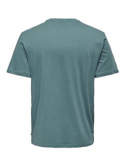 ONLY & SONS Herren Onsalberto Reg Summer Ss Tee, Hydro, S von ONLY & SONS