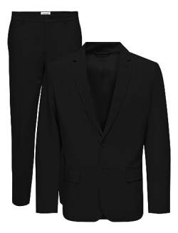 ONLY & SONS Herren Onseve Slim 0071 Suit, Schwarz, 50 von ONLY & SONS