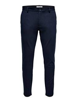 ONLY & SONS Herren Onsmark Pant Stripe Gw 3727 Noos Hose, Night Sky, 29W 32L EU von ONLY & SONS